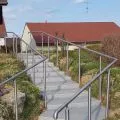 Rampe d'escalier sur poteaux, en kit, en inox 304 brossé 30