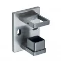 Platine de fixation garde corps anglaise pour tube carré 40 x 40mm inox 316 0