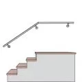 Main courante escalier inox en kit sur mesure 1