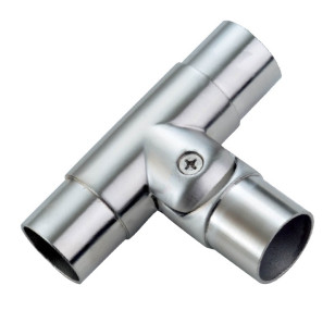 Raccord en Té avec départ orientable en inox 304 diametre 42,4 mm