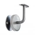 Support mural de main courante ø 42,4 mm avec cache platine ajusté en inox 316 brossé 0
