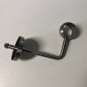 Support mural déporté et long de main courante ø 42,4 mm et cache en inox 304 brossé, à sceller 0