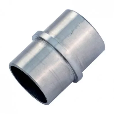 Raccord droit de main courante inox 304 brossé 48,3 mm