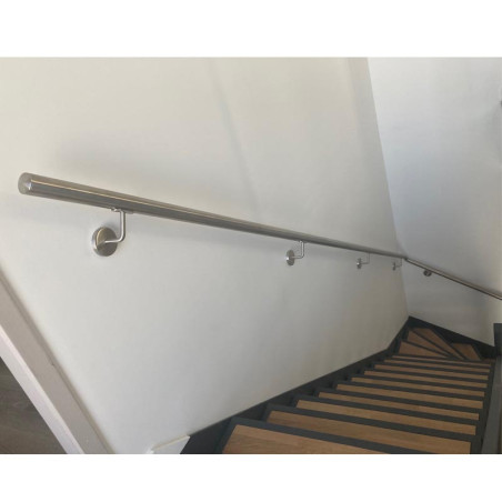 Main courante escalier inox en kit sur mesure