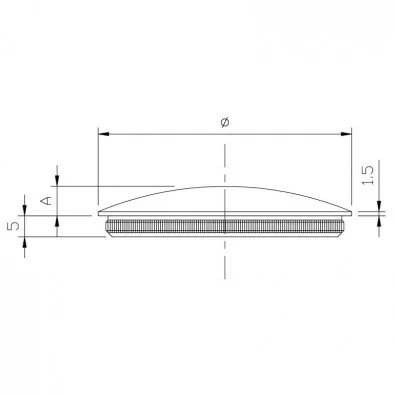 Bouchon pas cher massif bombé diam 16 mm en inox 304 brossé à frapper Bouchon pas cher massif bombé diam 16 mm en inox 304 brossé à frapper