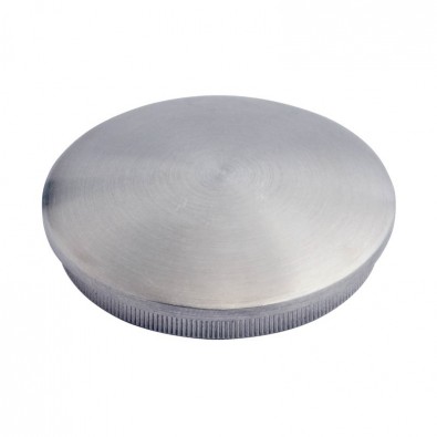 Bouchon pas cher massif bombé diam 21,3mm en inox 304 brossé à frapper