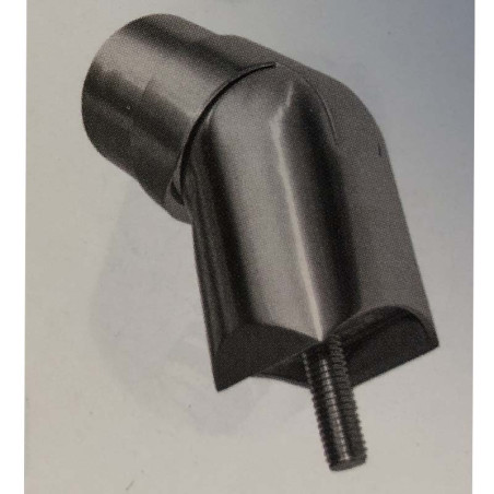 Raccord orientable inox 304 brossé gueule de loup ø42,4 et mâle pour diam 42,4 mm