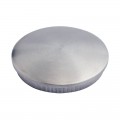 Bouchon pas cher massif bombé diam 42,4mm en inox 304 brossé à frapper 0