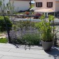 Garde corps terrasse ou balcon acier design en kit avec 10 lisses et main courante 2