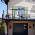 Garde corps terrasse ou balcon acier design en kit avec 10 lisses et main courante 7