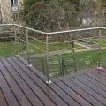 Garde corps inox en kit à verre et barres à la française : rampe escalier, terrasse, balcon ou mezzanine 8