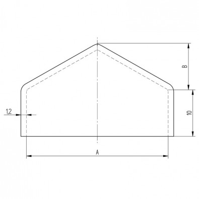 Chapeau couvre poteau 100 x 100 mm, pointe de diamant inox 304 brossé Chapeau couvre poteau 100 x 100 mm, pointe de diamant inox 304 brossé