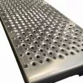 Marche escalier ALUMINIUM tôle perforée sur mesure 0