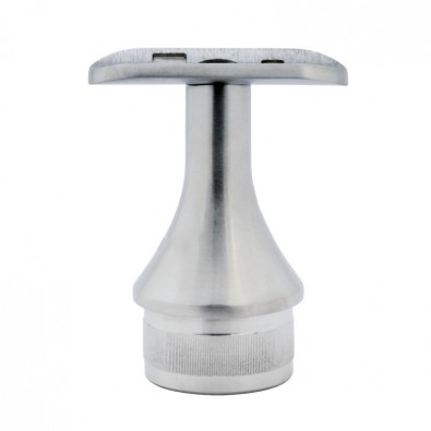 Support conique de main courante sur poteau ø42,4x2 mm inox 304 brossé