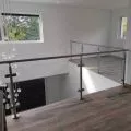 Garde corps inox en kit à verre à la française : rampe escalier, terrasse, balcon, mezzanine 2