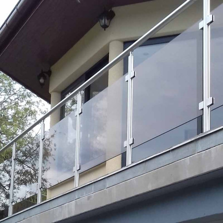 Garde corps inox en kit à verre à la française : rampe escalier, terrasse, balcon, mezzanine