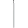 Poteau de rampe escalier inox avec BAGUE à sceller dans le béton longueur 1250 mm