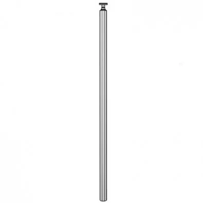 Poteau de rampe escalier inox à sceller dans le béton longueur 1250 mm