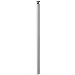 Poteau de rampe escalier inox 316 à sceller dans le béton longueur 1250 mm