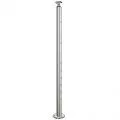 Poteau de départ de garde corps inox 304 brossé remplissage 9 barres ø 12 mm 0