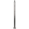 Poteau de milieu de garde corps inox 304 brossé remplissage 9 barres ø 12 mm 0