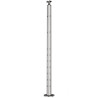 Poteau d'angle à 90° de garde corps inox 304 brossé remplissage 9 barres ø 12 mm 0