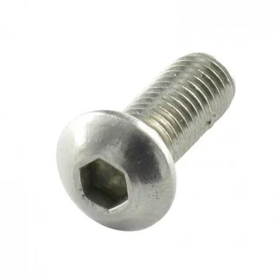 Vis à tête bombée M4 x 12 mm en inox 316