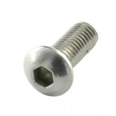 Vis à tête bombée M4 x 12 mm en inox 316 pour fixation de la main courante
