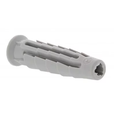 Cheville universelle matériaux pleins ou creux 10 x 50 mm avec collerette