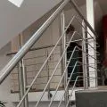 Garde corps inox en kit 5 barres à l'anglaise : rampe escalier, terrasse, balcon, mezzanine 10
