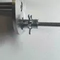 Cheville metal a expansion pour fixation cloison plaque de plâtre avec vis M6 à tête fraisée en inox 5