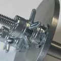 Cheville metal a expansion pour fixation cloison plaque de plâtre avec vis M6 à tête fraisée en inox 4