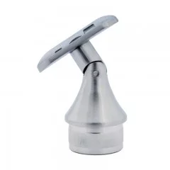 Support conique orientable sur poteau ø 48,3 x 2 mm inox 304 brossé