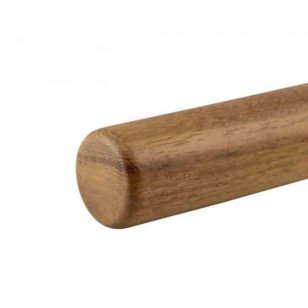 Main courante bois ronde en KAMBALA brut diamètre 45 mm longueur 2000 mm
