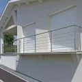 Garde corps inox en kit 5 BARRES à la française : pour terrasse, balcon ou mezzanine 16