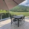 Garde corps inox en kit 4 barres avec poteaux design pour terrasse, escalier, balcon ou mezzanine 4