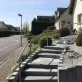Rampe d'escalier exterieur sur poteaux, en kit, en inox brossé 5