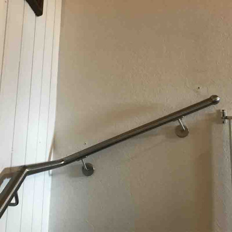 Main courante escalier inox en kit sur mesure
