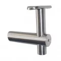 Support de main courante sur tube ø 42,4 mm déporté inox 304 brossé 0