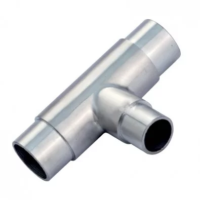 Raccord en Té avec réduction en inox 316 diamètre 48,3/42,4 mm Raccord en Té avec réduction en inox 316 diamètre 48,3/42,4 mm