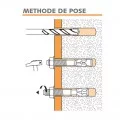 Boite de 50 goujons d'ancrage inox M8x115 pour fixation de poteau de garde corps inox 2