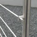 Garde corps de terrasse à 5 barres en inox en kit à la française 63