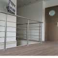 Garde corps de terrasse à 5 barres en inox en kit à la française 14