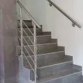 Garde corps de terrasse à 5 barres en inox en kit à la française 24