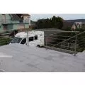 Garde corps de terrasse à 5 barres en inox en kit à la française 28