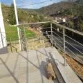Garde corps de terrasse à 5 barres en inox en kit à la française 30