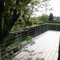 Garde corps de terrasse à 5 barres en inox en kit à la française 23