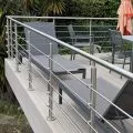 Garde corps de terrasse à 5 barres en inox en kit à la française 0