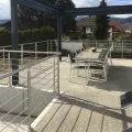 Garde corps de terrasse à 5 barres en inox en kit à la française 7
