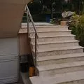 Garde corps de terrasse à 5 barres en inox en kit à l'anglaise 55